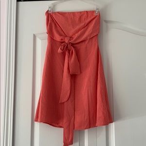 Adorable coral colored mini dress